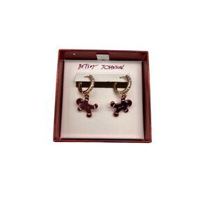 Betsey Johnson Gingerbread Earrings